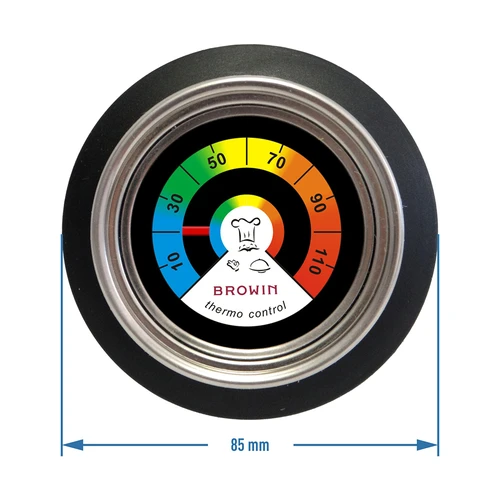 Teplomer-držiak na pokrievku (0°C do +120°C) Ø8,5cm - 3