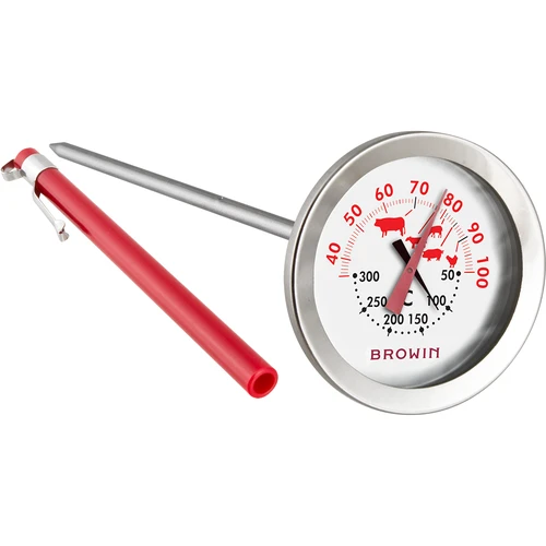 Teplomer s dvojitou stupnicou (30°C do 100°C) / (50°C do 300°C) 13,0cm