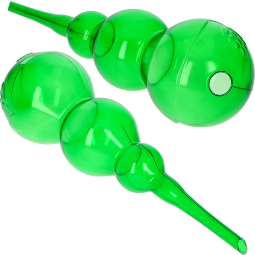 Trojitá zavlažovacia guľa (trojkomorová), priehľadná zelená, 600 ml - 2