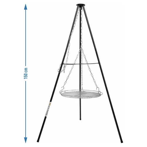Trojnožka ohnisková s roštom, 150 cm - 5