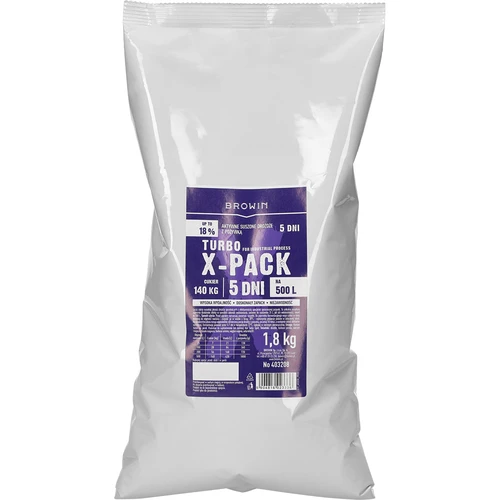 Turbo kvasnice X-Pack 1,8 kg - profesionálne, pre veľké nastavenia
