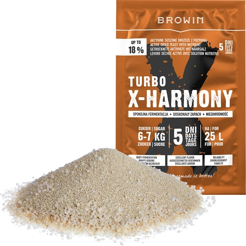 Turbo X-Harmony 18% lievito, 25 L, 138 g - 3