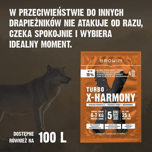 Turbo X-Harmony 18% lievito, 25 L, 138 g - 7