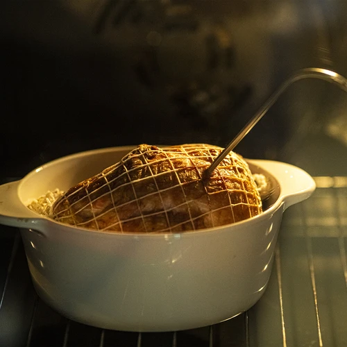 Údenárska sieťka s rozmermi 15 cm x 50 m, s tepelnou odolnosťou do 220°C - 7