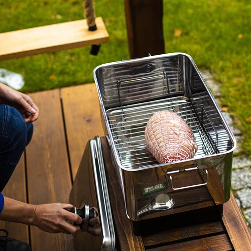 Údenárska sieťka s rozmermi 18 cm x 3 m, s tepelnou odolnosťou do 220°C - 7