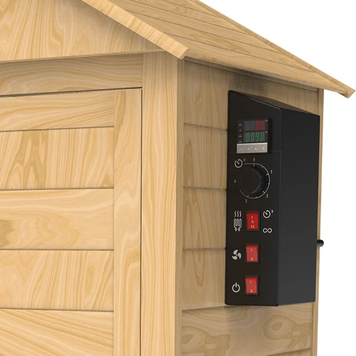 Udiareň 200 L dragON Larch E21 - z modrínu, s elektrickým vykurovacím modulom a ovládačom - 9