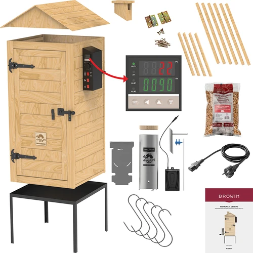 Udiareň 200 L dragON Larch E21 - z modrínu, s elektrickým vykurovacím modulom a ovládačom
