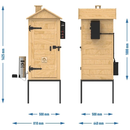 Udiareň 200 L dragON Larch E21 - z modrínu, s elektrickým vykurovacím modulom a ovládačom - 14