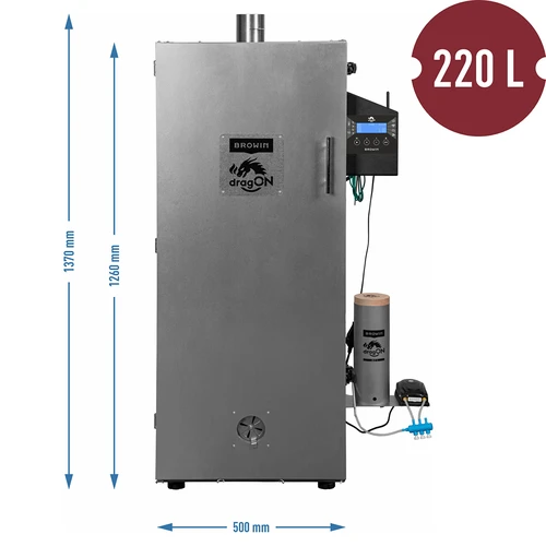 Udiareň dragON oceľová 220 l, IQ – s Wi‑Fi regulátorom - 9