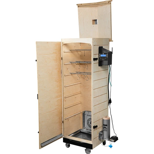 Údenáreň dragON PLYWOOD NATURE – bezrámová, modulárna, s Wi‑Fi ovládaním, 320 l - 3