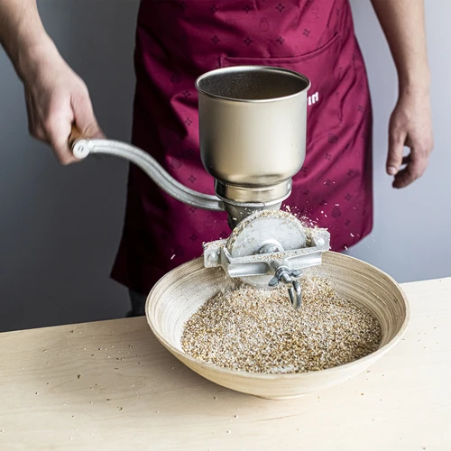 Univerzálny mlynček na obilie, stolový šrotovník - 1 kg - 6