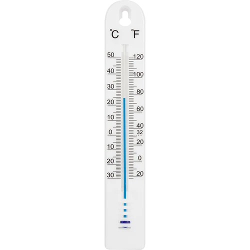Univerzálny teplomer (-30 do +50°C), 17 cm, biely