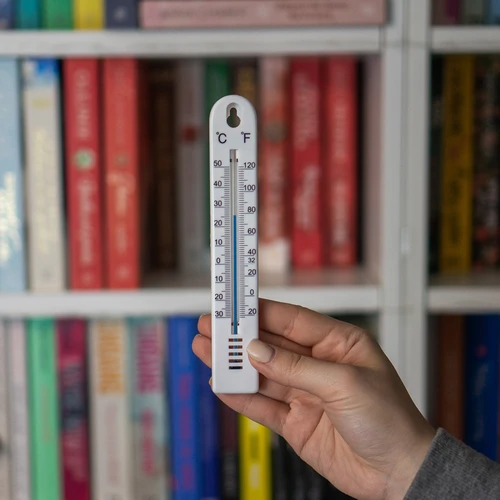 Univerzálny teplomer (-30 do +50°C), 17 cm, biely - 3