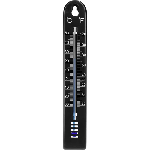 Univerzálny teplomer (-30 do +50°C), 17 cm, čierny
