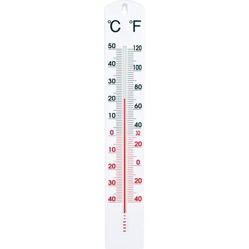 Univerzálny teplomer biely (-40°C do +50°C) 40cm