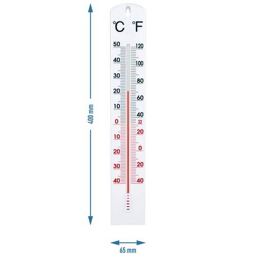 Univerzálny teplomer biely (-40°C do +50°C) 40cm - 2