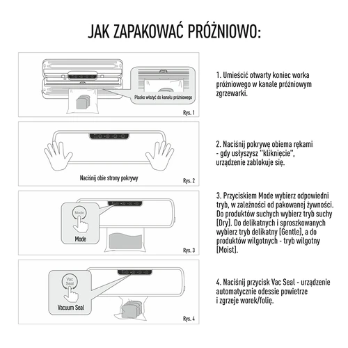 Vákuová zváračka - multifunkčná, čierna - 9