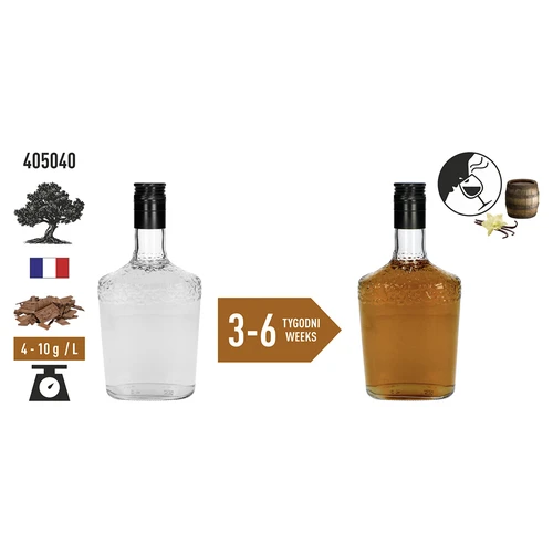 Vanilkové dubové vločky, silne opekané, 20g - 6