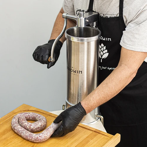 Vertikálna plnička na klobásy 5 kg - 13
