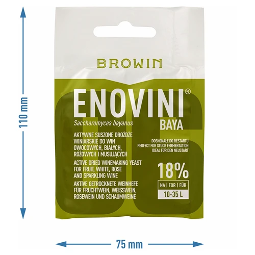 Vinárske kvasinky Enovini® BAYA, 7 g - 3