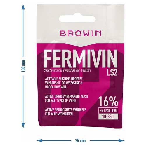 Vinárske kvasnice Fermivin LS2, 7 g - 3