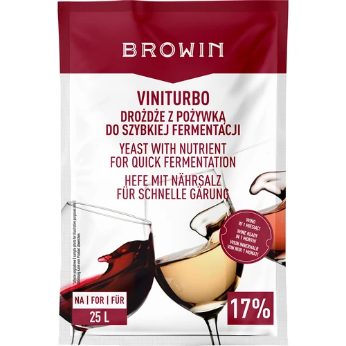 ViniTurbo - kvasnice na rýchlu fermentáciu, 20 g
