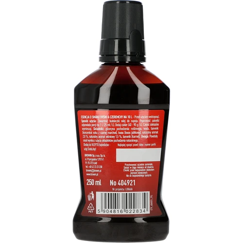 VLEYTO Čerešňa & Čremcha – chuťová esencia s prírodnými arómami, 250 ml - 2