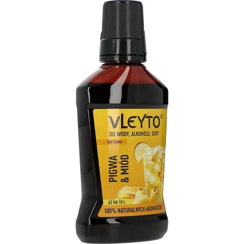 VLEYTO Dulovec & Med – chuťová esencia s prírodnými arómami, 250 ml - 3