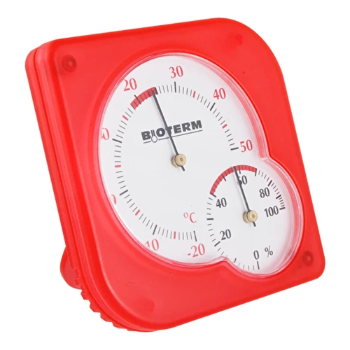 Vnútorný bimetalický teplomer s vlhkomerom (-20 do +50°C) mix