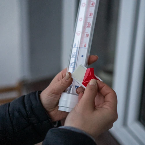 Vonkajší teplomer (-50°C do +50°C) 23cm mix, slovenská výroba - 4