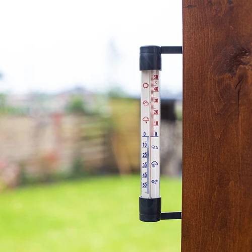 Vonkajší teplomer antracitový (-60°C do +50°C) 23cm - 2