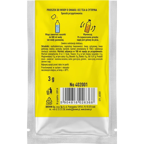 Vsypto Ice Tea Citrón – balenie 15x3 g - 6
