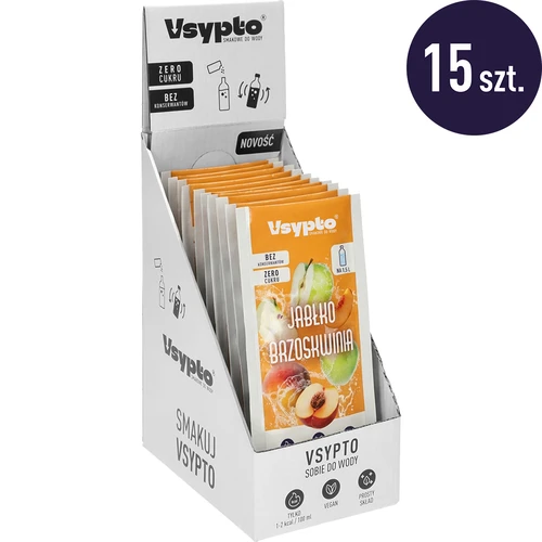 Vsypto Jablko Broskyňa - balenie 15×9 g - 2