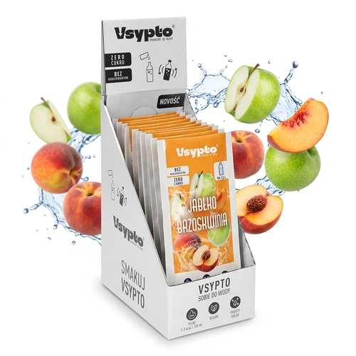 Vsypto Jablko Broskyňa - balenie 15×9 g  - 1 