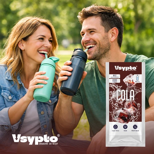 VSYPTO s kolovou príchuťou - ochucovací prášok do vody, 9 g - 7