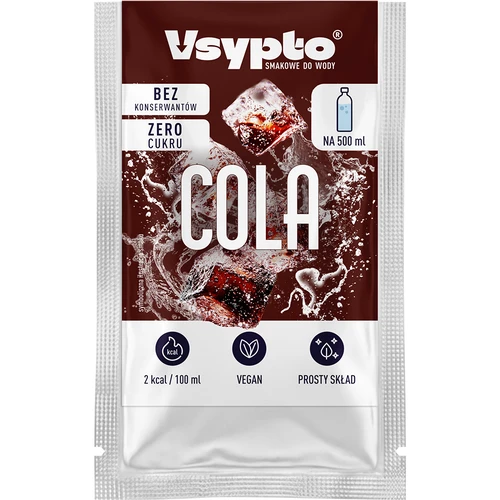 VSYPTO s príchuťou coly - ochucovací prášok do vody, 3 g - 2