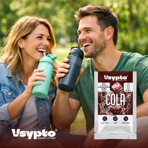 VSYPTO s príchuťou coly - ochucovací prášok do vody, 3 g - 7