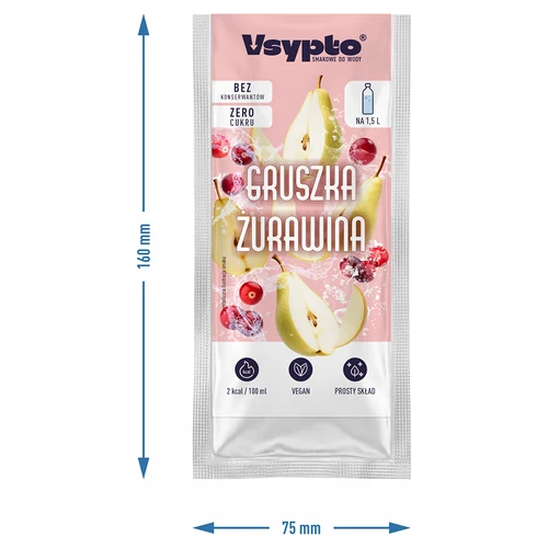 VSYPTO s príchuťou Hruška Brusnica, 9 g - 4