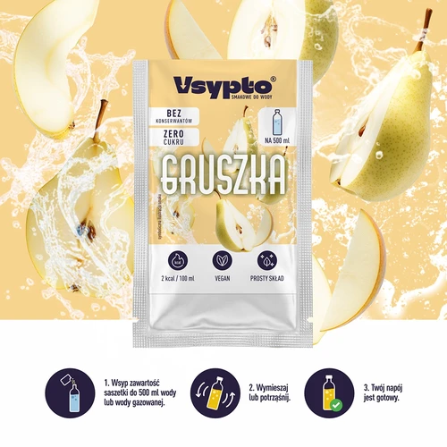 VSYPTO s príchuťou hrušky, 3 g - 6