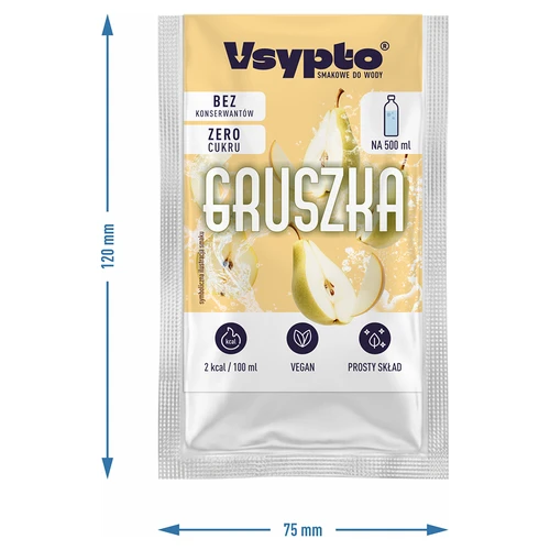 VSYPTO s príchuťou hrušky, 3 g - 4