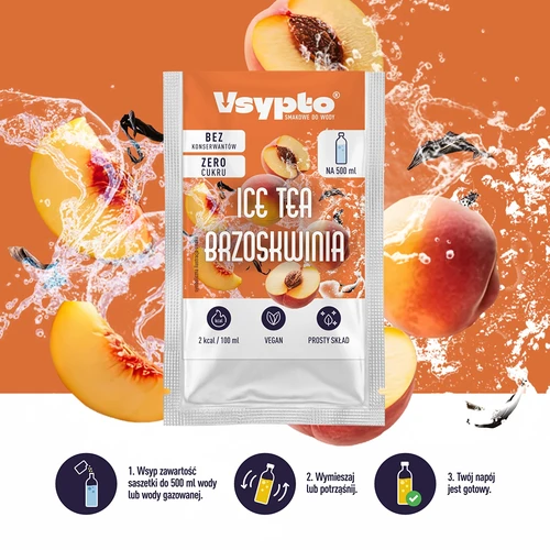 VSYPTO s príchuťou Ice Tea Broskyňa, 3 g - 6