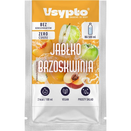 VSYPTO s príchuťou Jablko Broskyňa, 3 g - 2