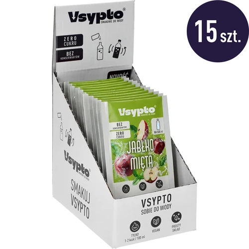 VSYPTO s príchuťou Jablko Mäta, 3 g - 10