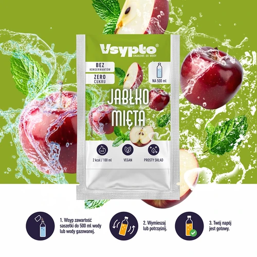 VSYPTO s príchuťou Jablko Mäta, 3 g - 6