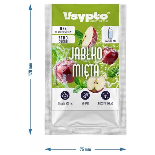 VSYPTO s príchuťou Jablko Mäta, 3 g - 4