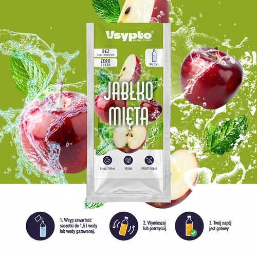 VSYPTO s príchuťou Jablko Mäta, 9 g - 6