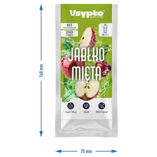 VSYPTO s príchuťou Jablko Mäta, 9 g - 4