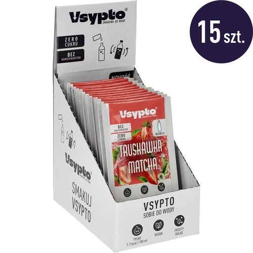 VSYPTO s príchuťou Jahoda Matcha, 3 g - 10