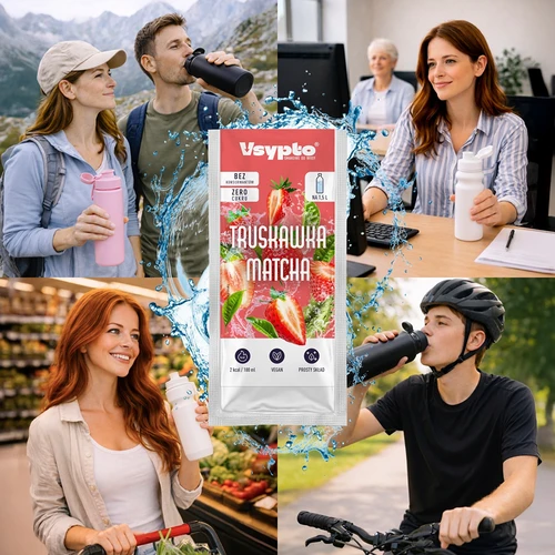 VSYPTO s príchuťou Jahoda Matcha, 9 g - 8