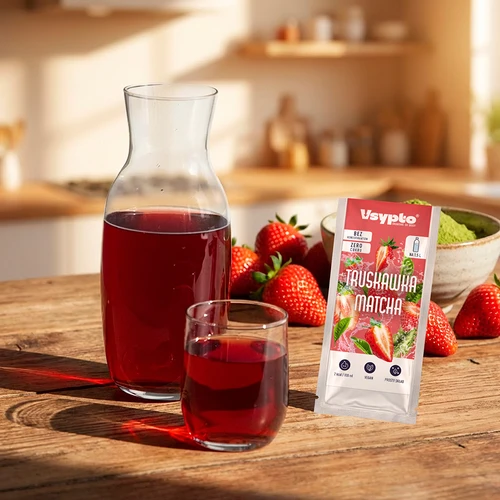 VSYPTO s príchuťou Jahoda Matcha, 9 g - 9